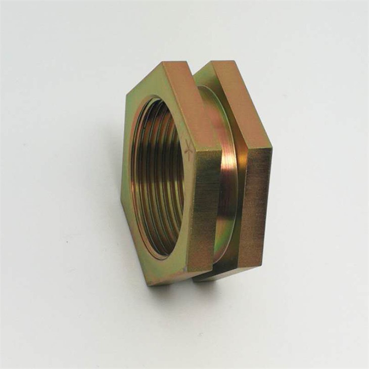 Color Zinc Plating On The Surface CNC Machined Parts Steel